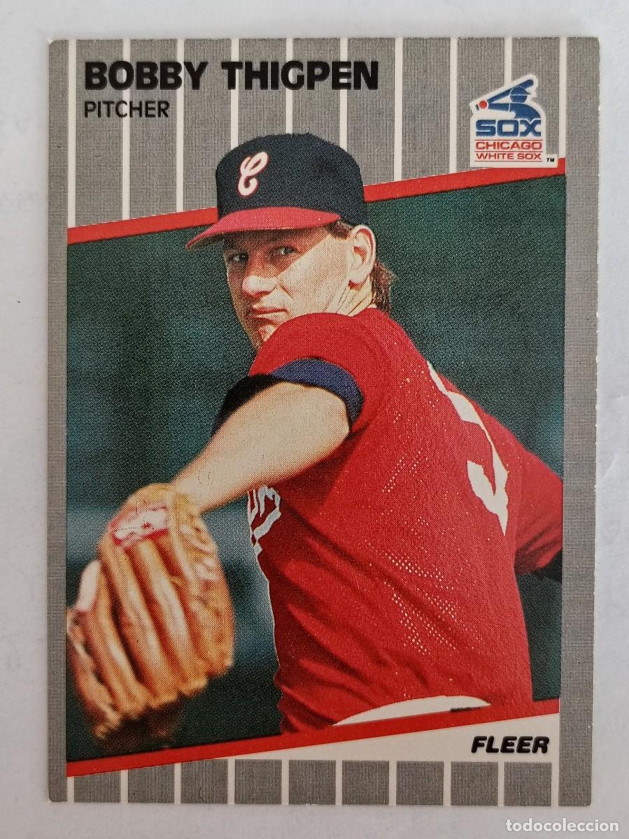 Coleccionismo deportivo: #512 BOBBY THIGPEN (CHICAGO WHITE SOX) BEISBOL MLB 89 FLEER