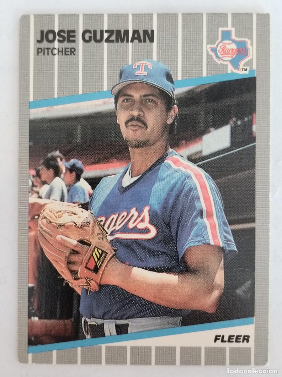 Coleccionismo deportivo: #520 JOSE GUZMAN (TEXAS RANGERS) BEISBOL MLB 89 FLEER