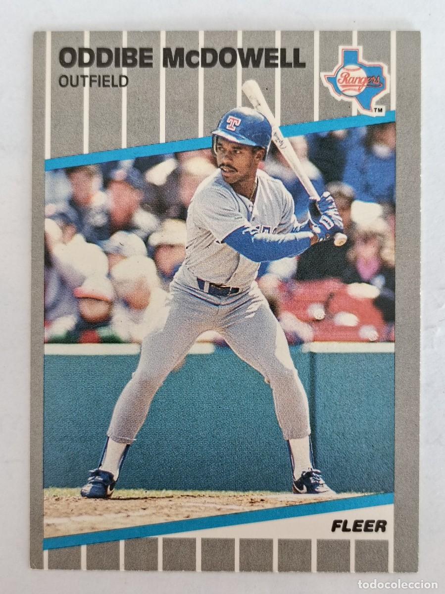Coleccionismo deportivo: #528 ODDIBE MCDOWELL (TEXAS RANGERS) BEISBOL MLB 89 FLEER