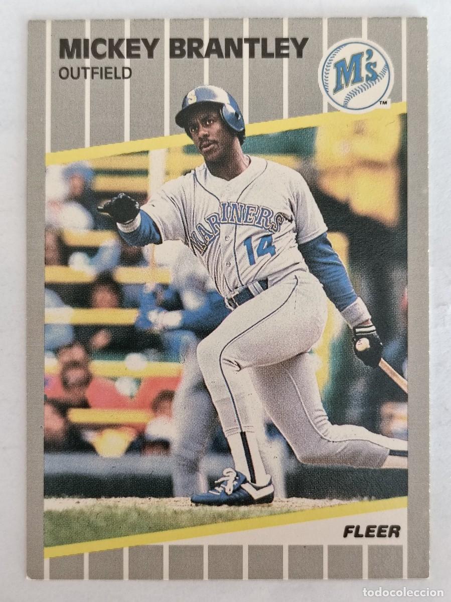 Coleccionismo deportivo: #541 MICKEY BRANTLEY (SEATTLE MARINERS) BEISBOL MLB 89 FLEER