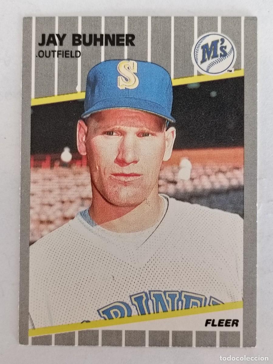 Coleccionismo deportivo: #542 JAY BUHNER (SEATTLE MARINERS) BEISBOL MLB 89 FLEER