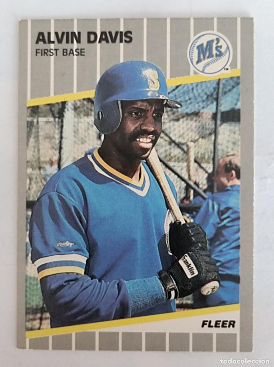 Coleccionismo deportivo: #546 ALVIN DAVIS (SEATTLE MARINERS) BEISBOL MLB 89 FLEER