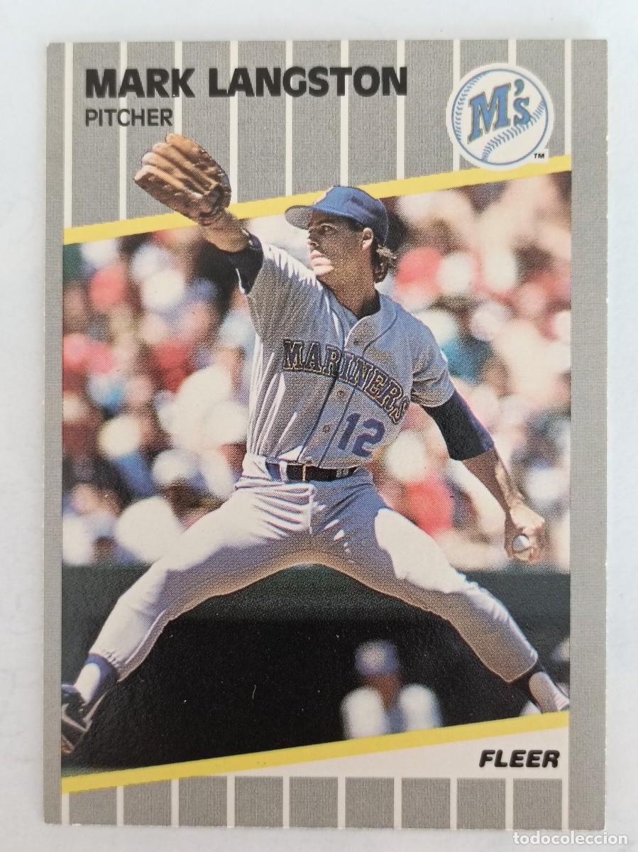 Coleccionismo deportivo: #551 MARK LANGSTON (SEATTLE MARINERS) BEISBOL MLB 89 FLEER
