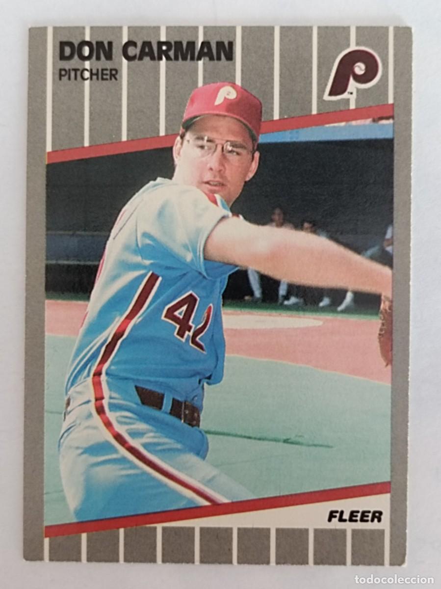 Coleccionismo deportivo: #564 DON CARMAN (PHILADELPHIA PHILLIES) BEISBOL MLB 89 FLEER