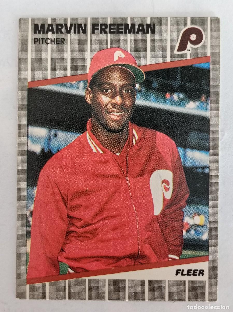 Coleccionismo deportivo: #566 MARVIN FREEMAN (PHILADELPHIA PHILLIES) BEISBOL MLB 89 FLEER