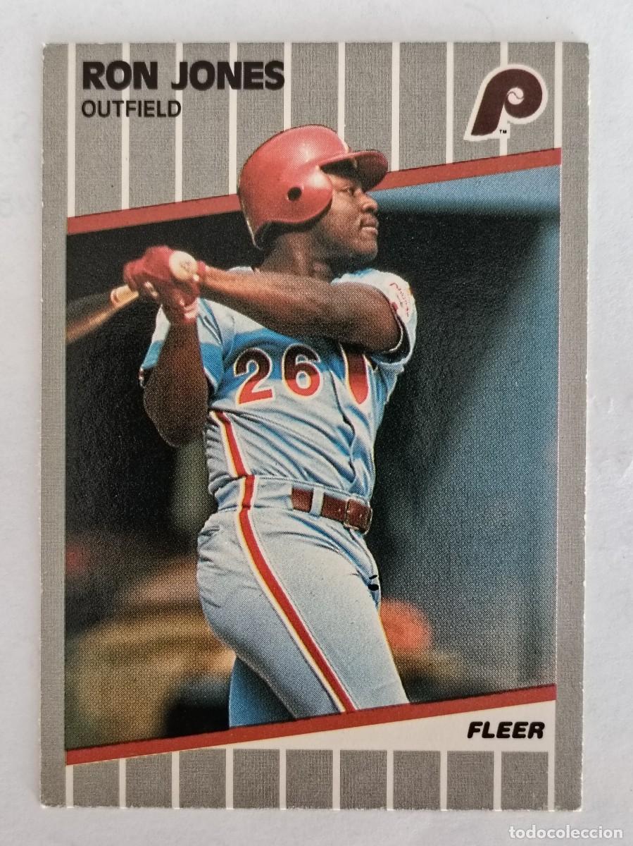 Coleccionismo deportivo: #574 RON JONES (PHILADELPHIA PHILLIES) BEISBOL MLB 89 FLEER