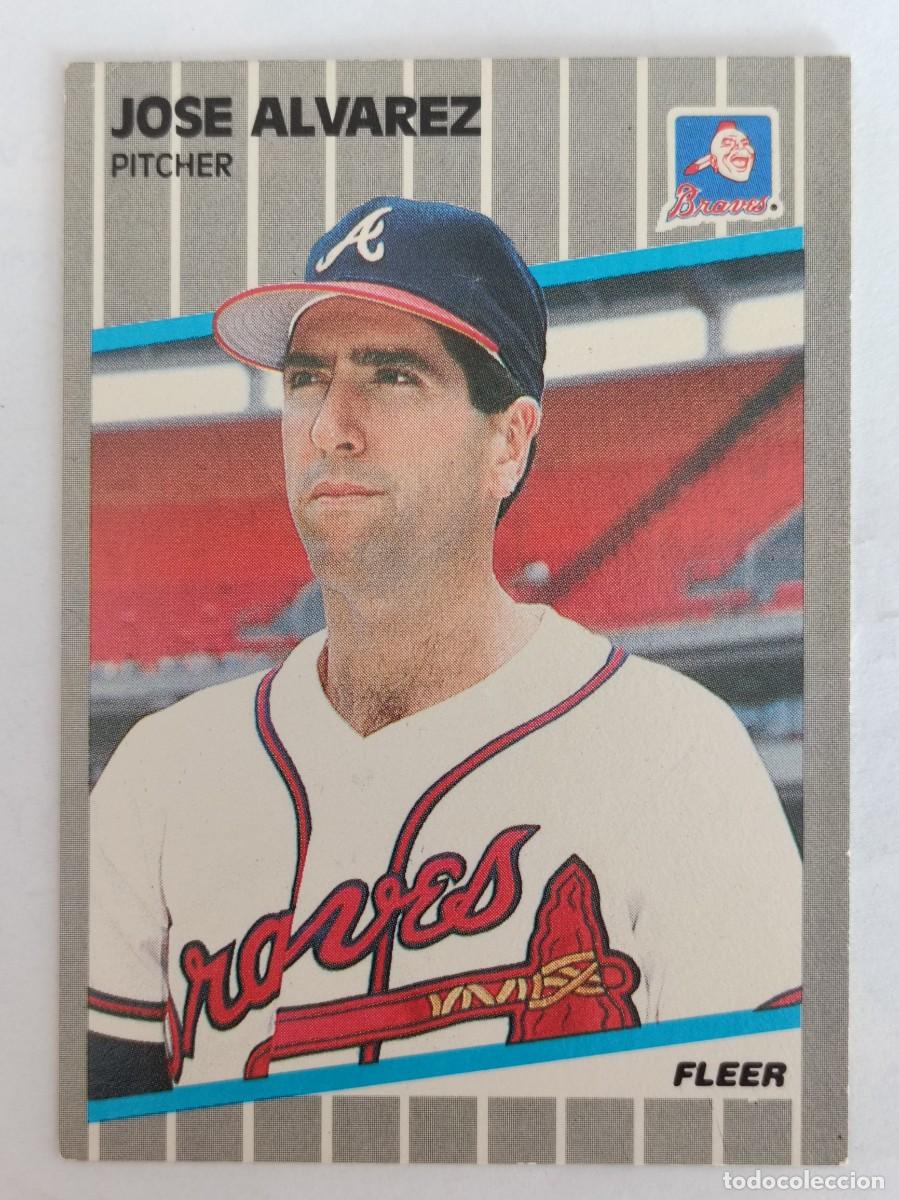 Coleccionismo deportivo: #585 JOSE ALVAREZ (ATLANTA BRAVES) BEISBOL MLB 89 FLEER