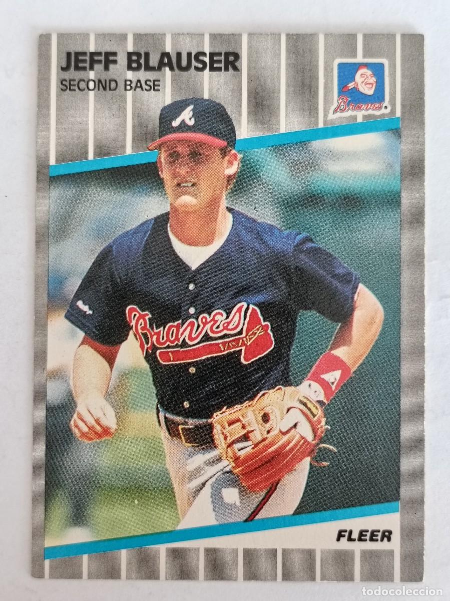 Coleccionismo deportivo: #588 JEFF BLAUSER (ATLANTA BRAVES) BEISBOL MLB 89 FLEER