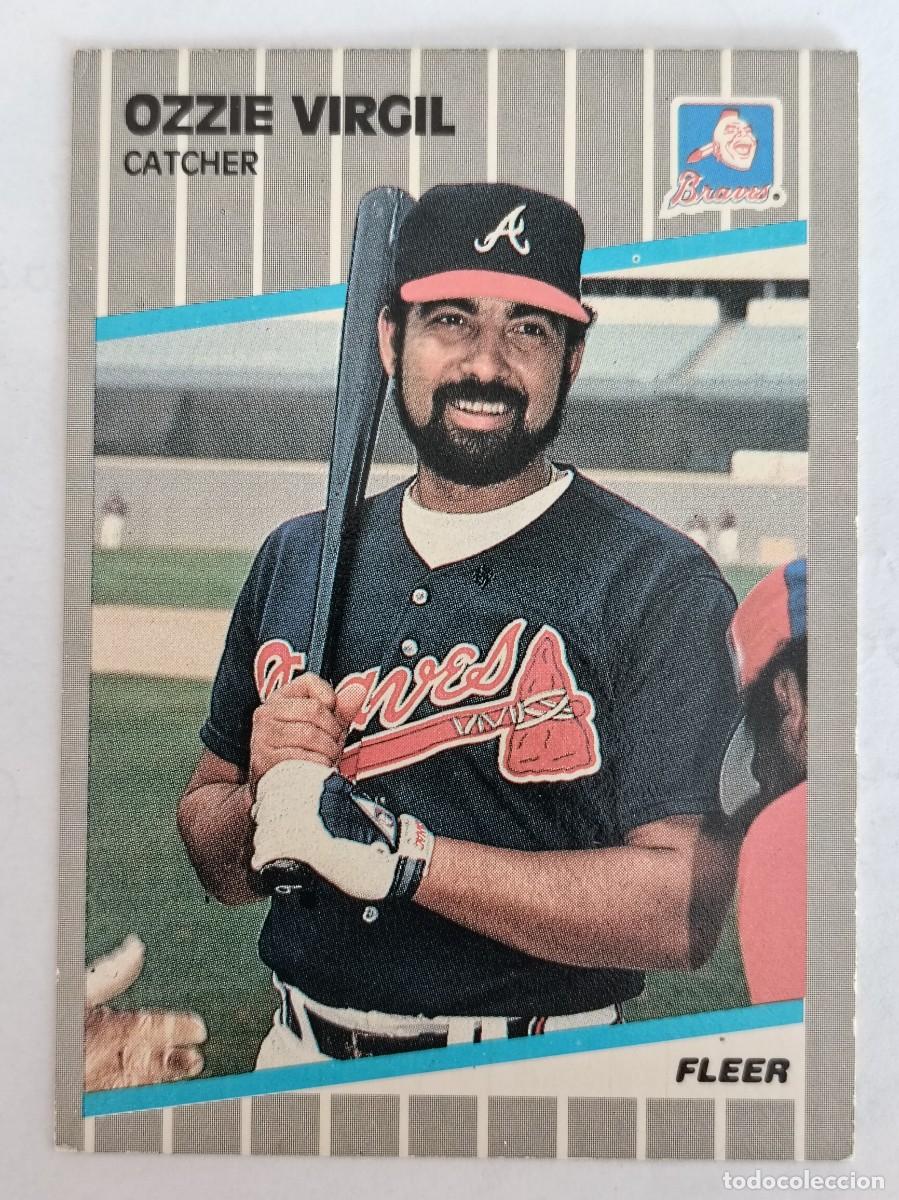 Coleccionismo deportivo: #605 OZZIE VIRGIL (ATLANTA BRAVES) BEISBOL MLB 89 FLEER