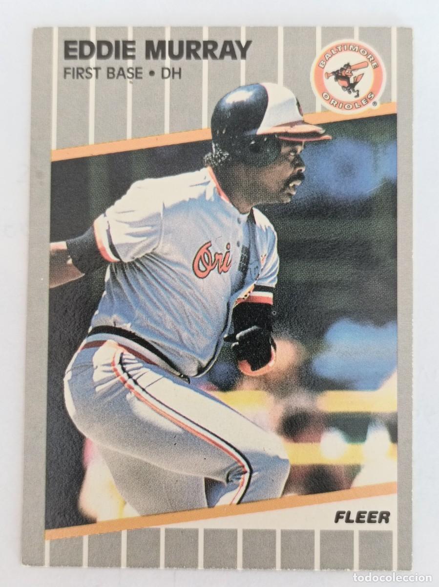 Coleccionismo deportivo: #611 EDDIE MURRAY (BALTIMORE ORIOLES) BEISBOL MLB 89 FLEER