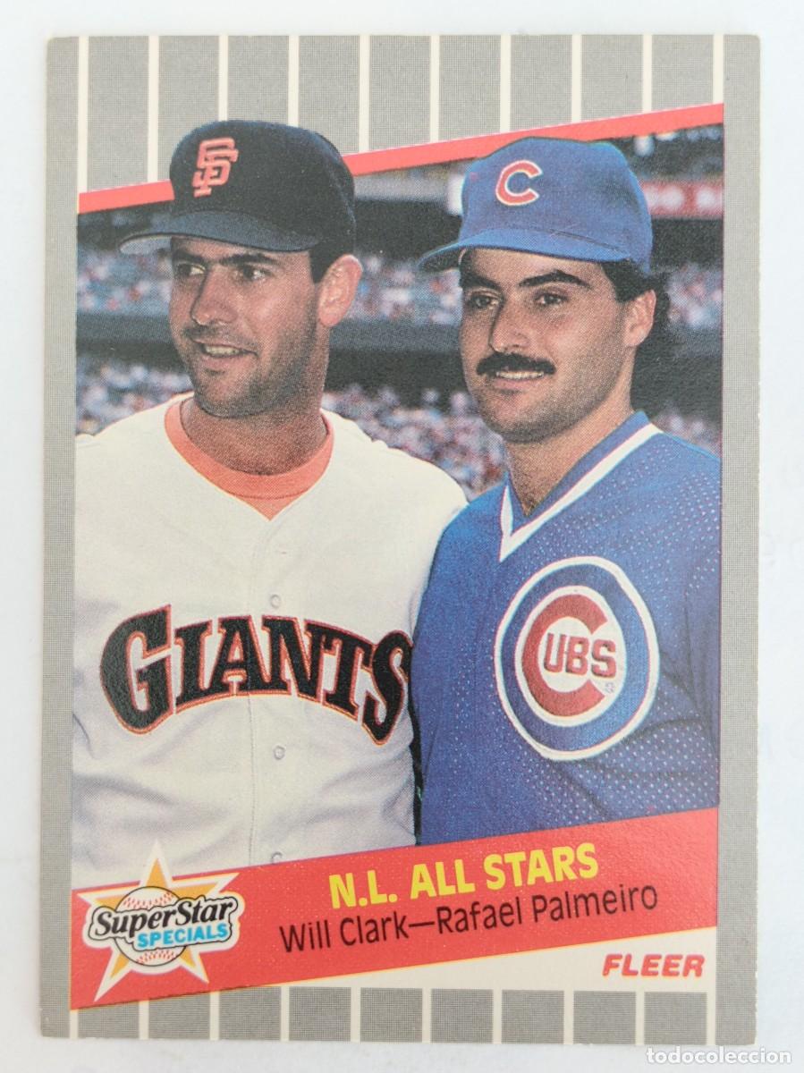 Coleccionismo deportivo: #631 WILL CLARK-RAFAEL PALMEIRO (SUPER STAR SPECIALS) BEISBOL MLB 89 FLEER