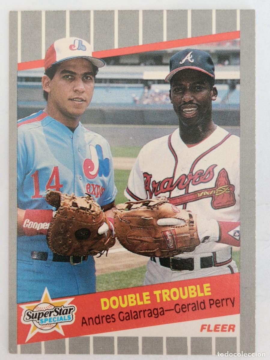 Coleccionismo deportivo: #638 ANDRES GALARRAGA-GERALD PERRY (SUPER STAR SPECIALS) BEISBOL MLB 89 FLEER