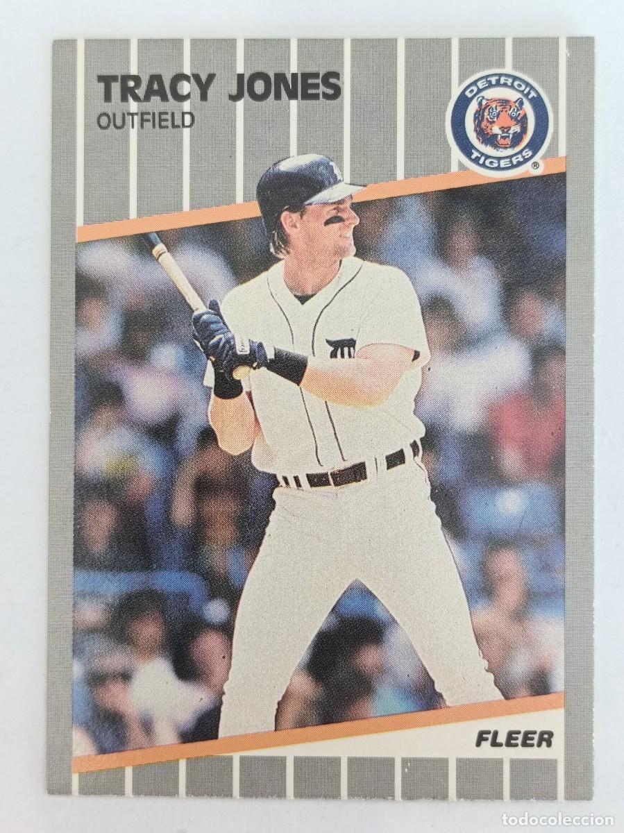 Coleccionismo deportivo: #U-31 TRACY JONES (DETROIT TIGERS) BEISBOL MLB 89 FLEER