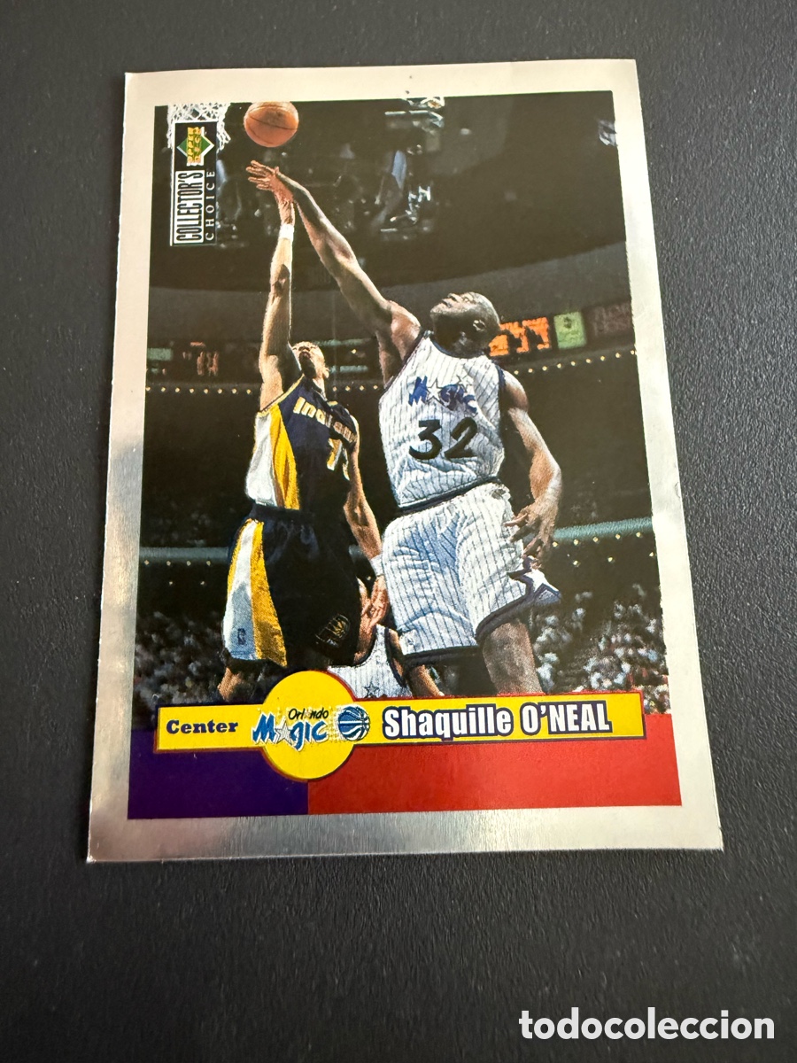 Coleccionismo deportivo: Cromo NBA. 96-97. Shaquille O NEAL. Plateado