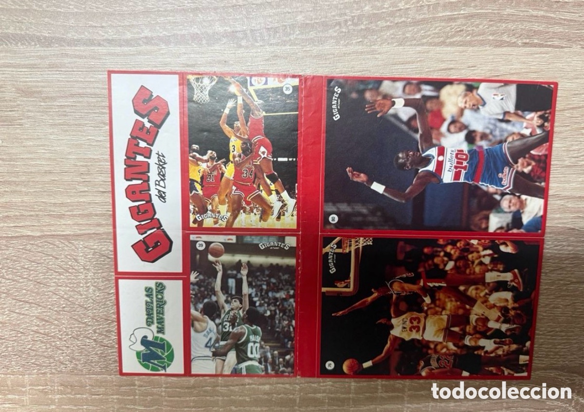 Coleccionismo deportivo: 1987 MICHAEL JORDAN N&ordm; 35 LAMINA COMPLETA GIGANTES NBA