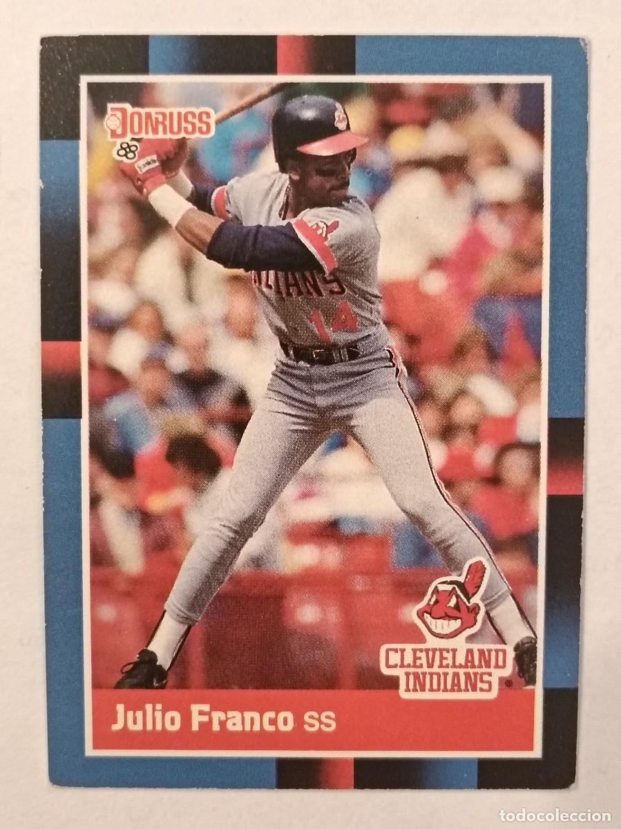 Coleccionismo deportivo: #156 JULIO FRANCO (CLEVELAND INDIANS) BEISBOL MLB 1988 DONRUSS