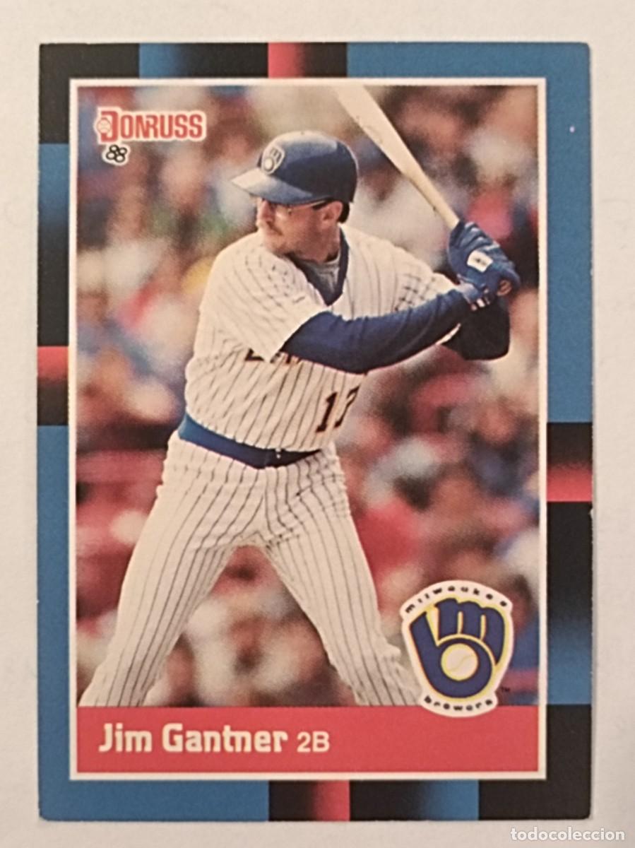 Coleccionismo deportivo: #214 JIM GANTNER (MILWAUKEE BREWERS) BEISBOL MLB 1988 DONRUSS