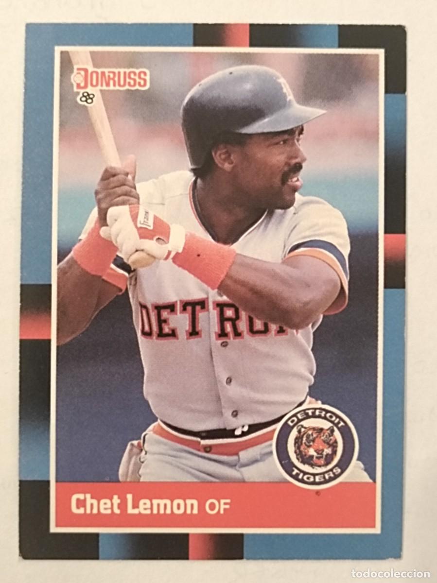 Coleccionismo deportivo: #215 CHET LEMON (DETROIT TIGERS) BEISBOL MLB 1988 DONRUSS