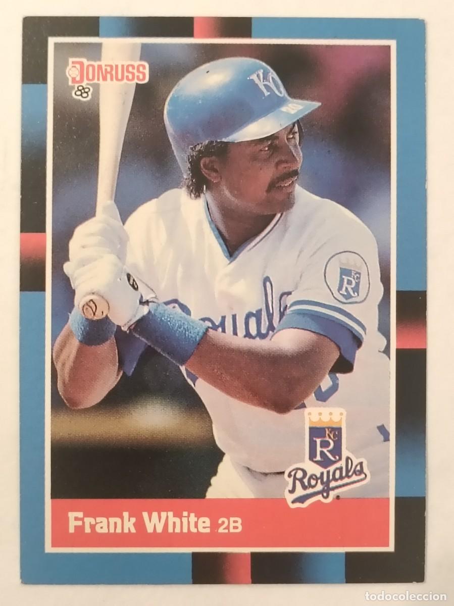 Coleccionismo deportivo: #225 FRANK WHITE (KANSAS CITY ROYALS) BEISBOL MLB 1988 DONRUSS