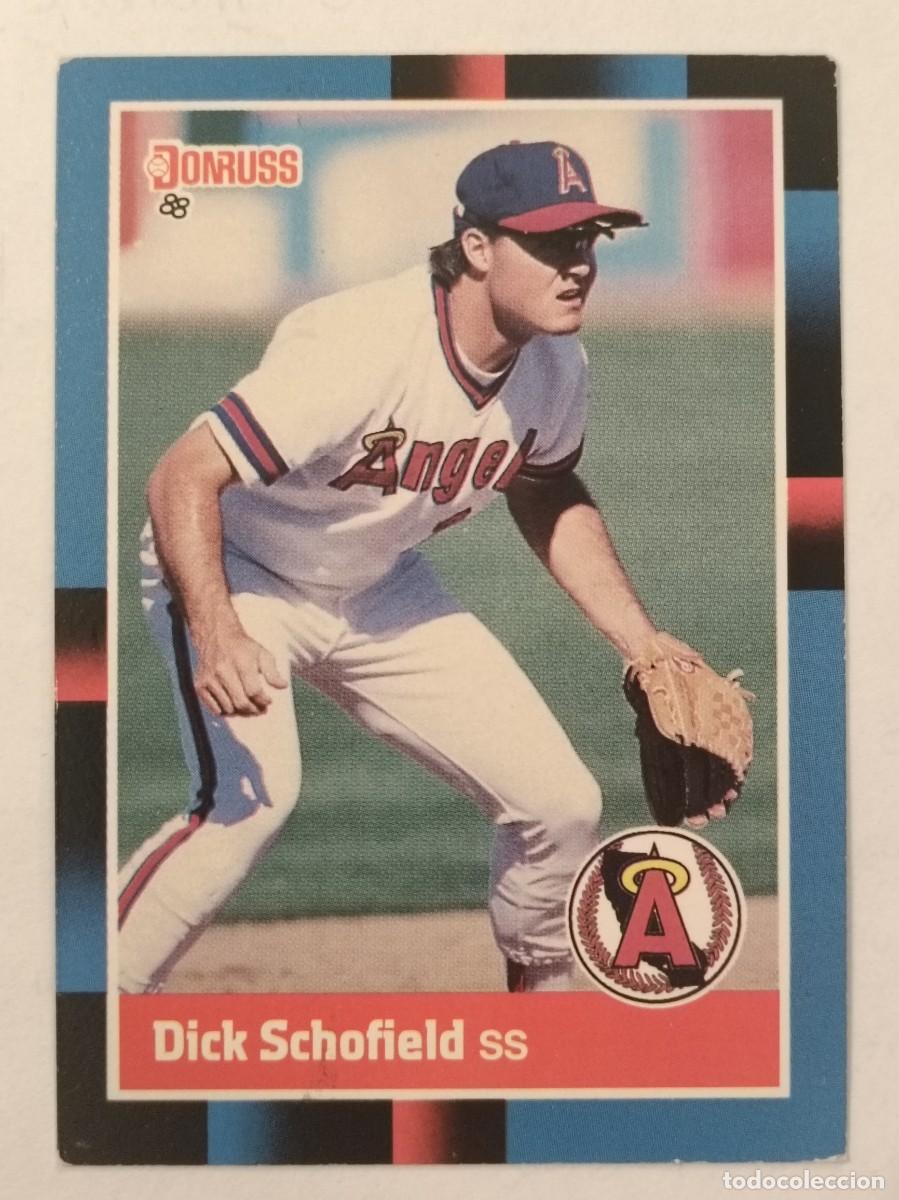 Coleccionismo deportivo: #233 DICK SCHOFIELD (CALIFORNIA ANGELS) BEISBOL MLB 1988 DONRUSS