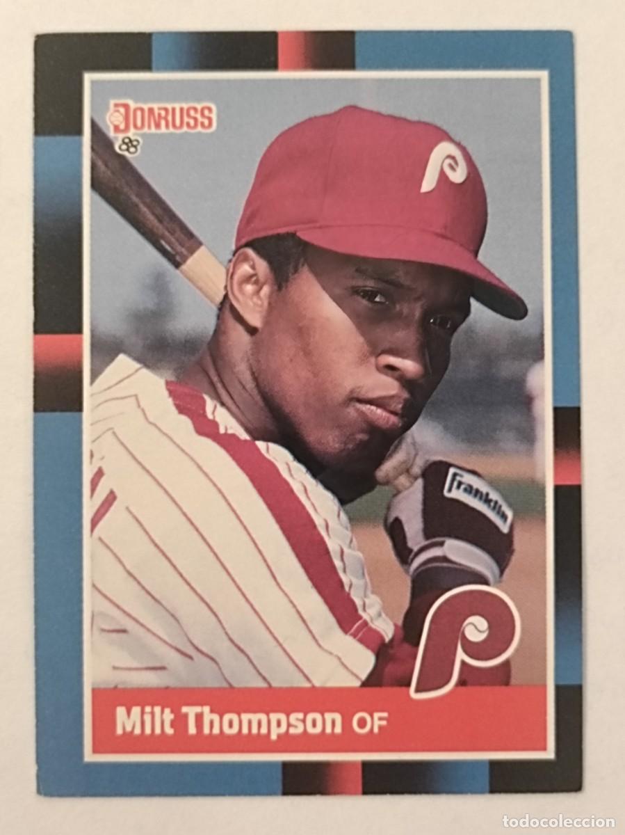 Coleccionismo deportivo: #236 MILT THOMPSON (PHILADELPHIA PHILLIES) BEISBOL MLB 1988 DONRUSS