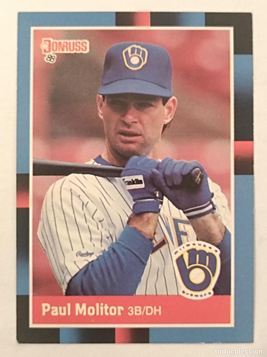 Coleccionismo deportivo: #249 PAUL MOLITOR (MILWAUKEE BREWERS) BEISBOL MLB 1988 DONRUSS