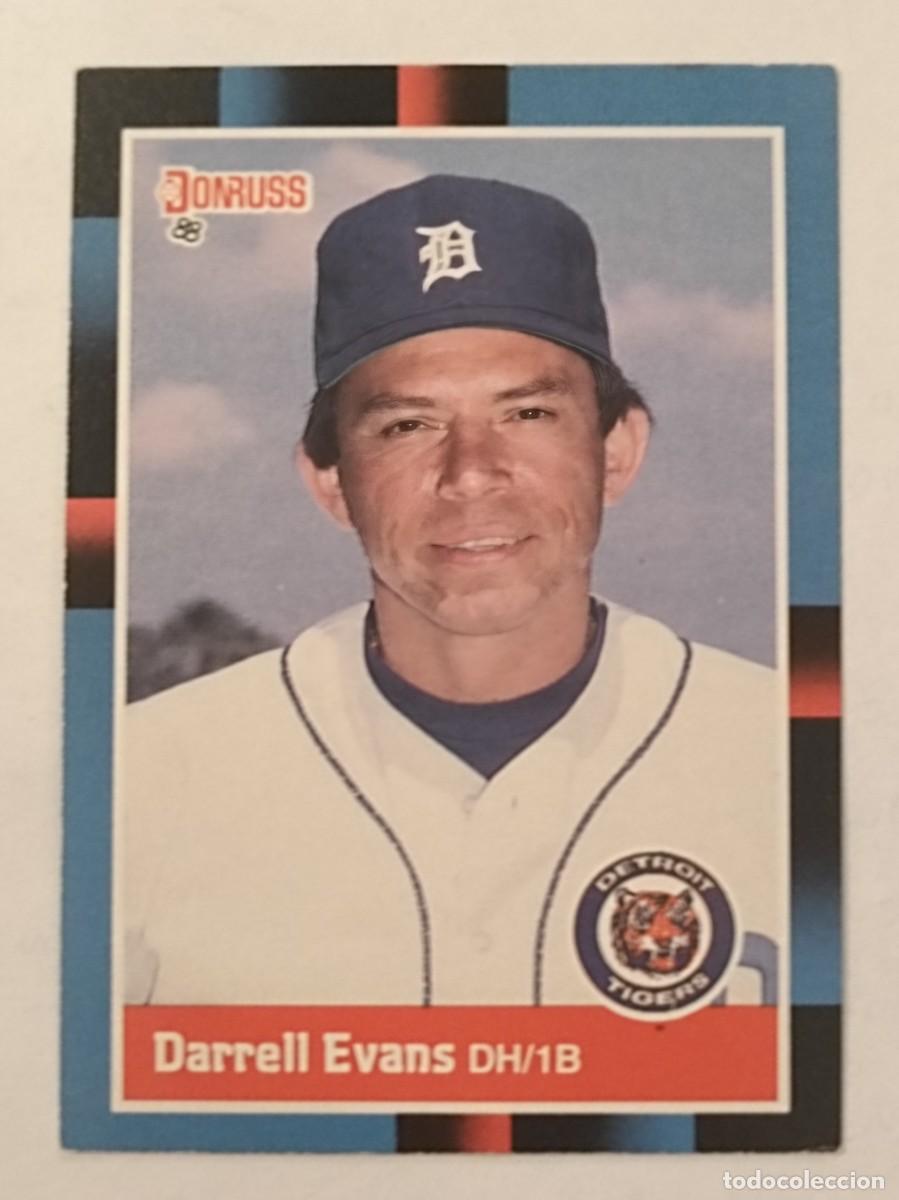 Coleccionismo deportivo: #250 DARRELL EVANS (DETROIT TIGERS) BEISBOL MLB 1988 DONRUSS
