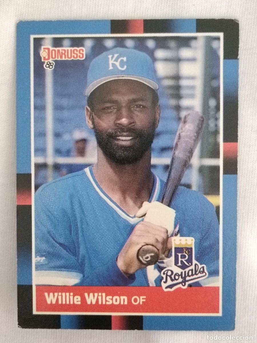 Coleccionismo deportivo: #255 WILLIE WILSON (KANSAS CITY ROYALS) BEISBOL MLB 1988 DONRUSS