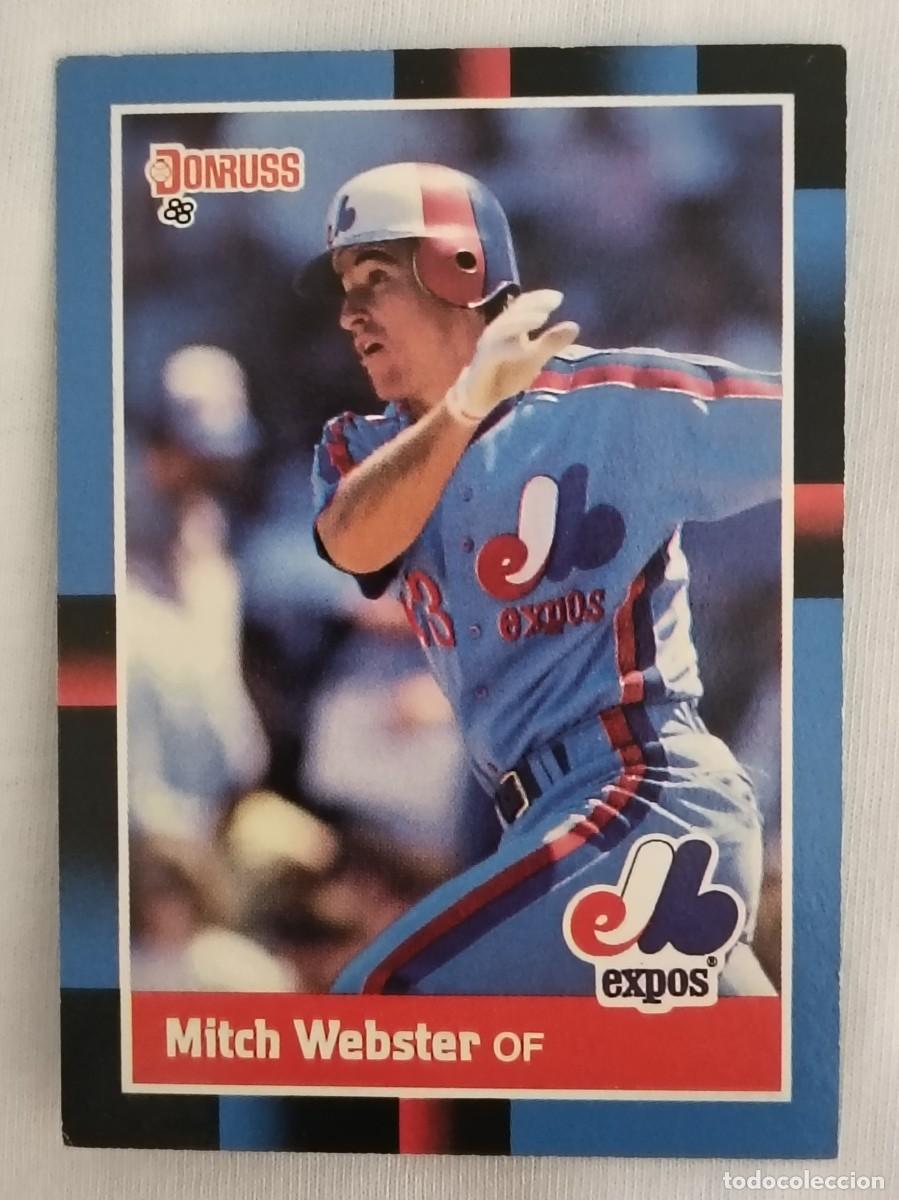 Coleccionismo deportivo: #257 MITCH WEBSTER (MONTREAL EXPOS) BEISBOL MLB 1988 DONRUSS