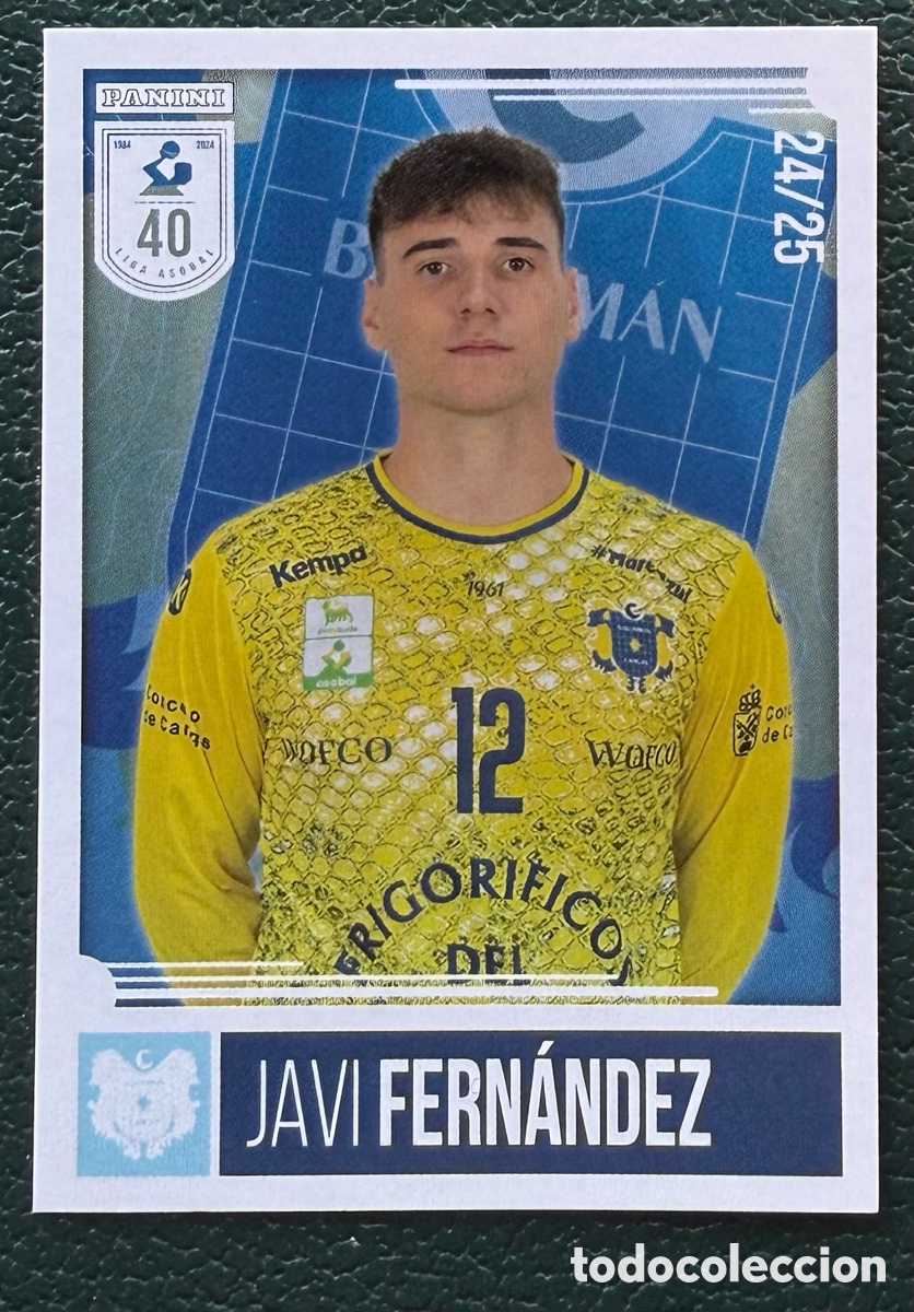 Sammelleidenschaft Sport: 269 JAVI FERNANDEZ FRIGORIFICOS DEL MORRAZO PANINI LIGA PLENITUDE ASOBAL 2024 2025 24 25