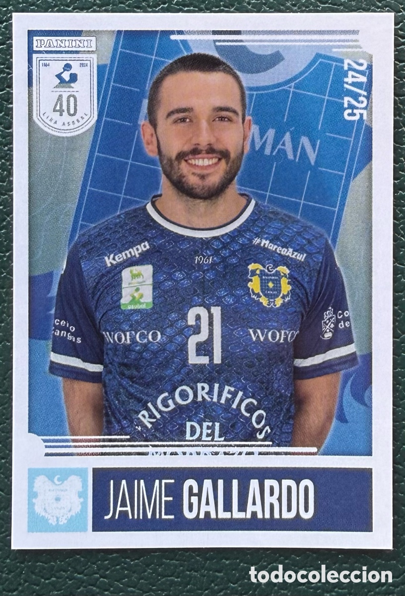 Sammelleidenschaft Sport: 276 JAIME GALLARDO FRIGORIFICOS DEL MORRAZO PANINI LIGA PLENITUDE ASOBAL 2024 2025 24 25