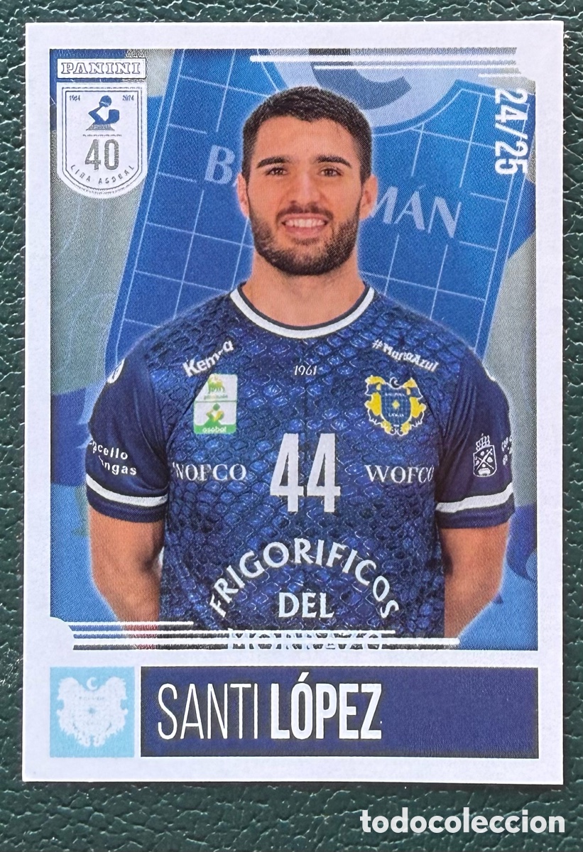 Sammelleidenschaft Sport: 279 SANTI LOPEZ FRIGORIFICOS DEL MORRAZO PANINI LIGA PLENITUDE ASOBAL 2024 2025 24 25