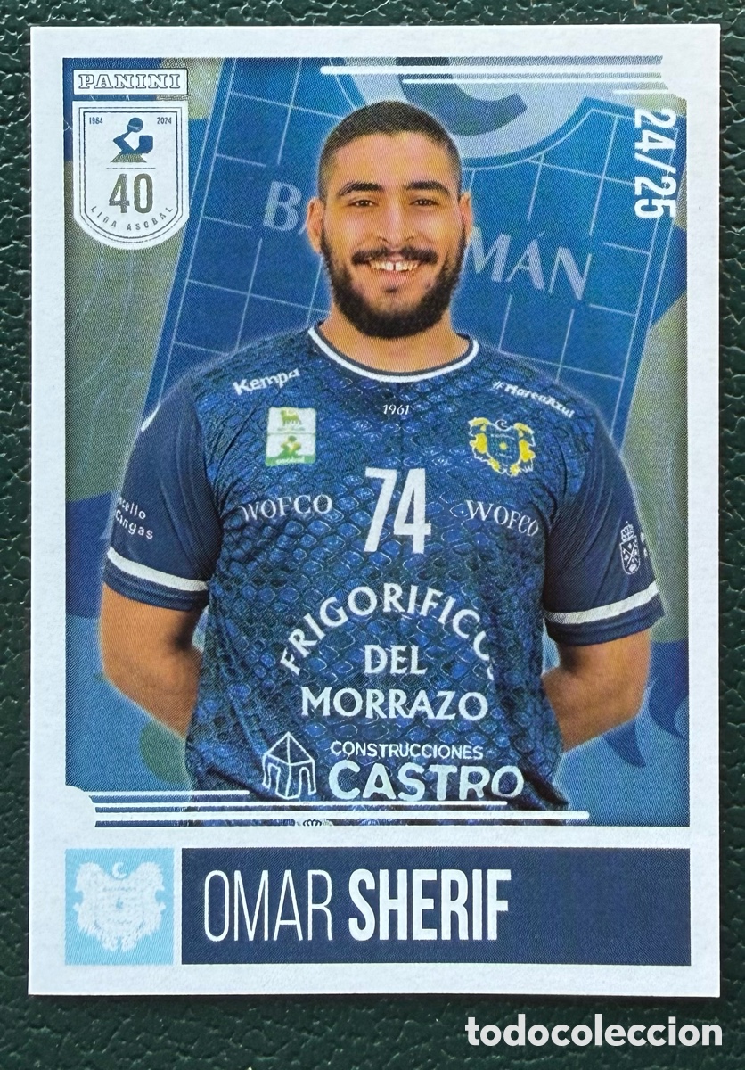 Sammelleidenschaft Sport: 280 OMAR SHERIF FRIGORIFICOS DEL MORRAZO PANINI LIGA PLENITUDE ASOBAL 2024 2025 24 25