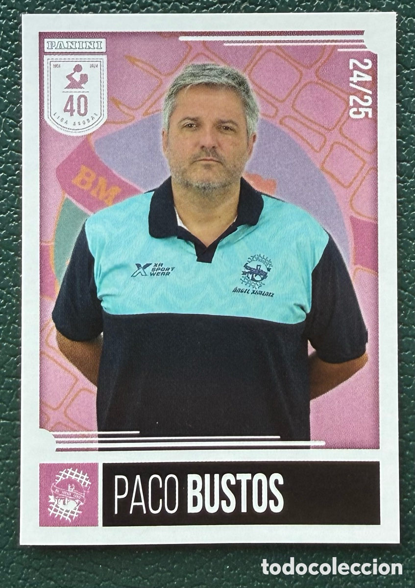 Coleccionismo deportivo: 243 PACO BUSTOS ANGEL XIMENEZ PUENTE GENIL PANINI LIGA PLENITUDE ASOBAL 2024 2025 24 25