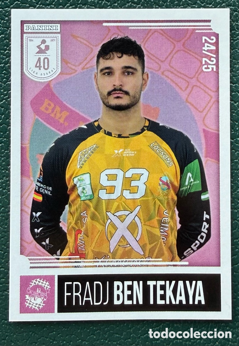 Coleccionismo deportivo: 242 FRADJ BEN TEKAYA ANGEL XIMENEZ PUENTE GENIL PANINI LIGA PLENITUDE ASOBAL 2024 2025 24 25
