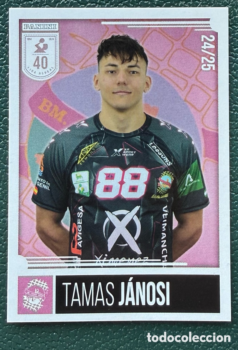 Coleccionismo deportivo: 241 TAMAS JANOSI ANGEL XIMENEZ PUENTE GENIL PANINI LIGA PLENITUDE ASOBAL 2024 2025 24 25
