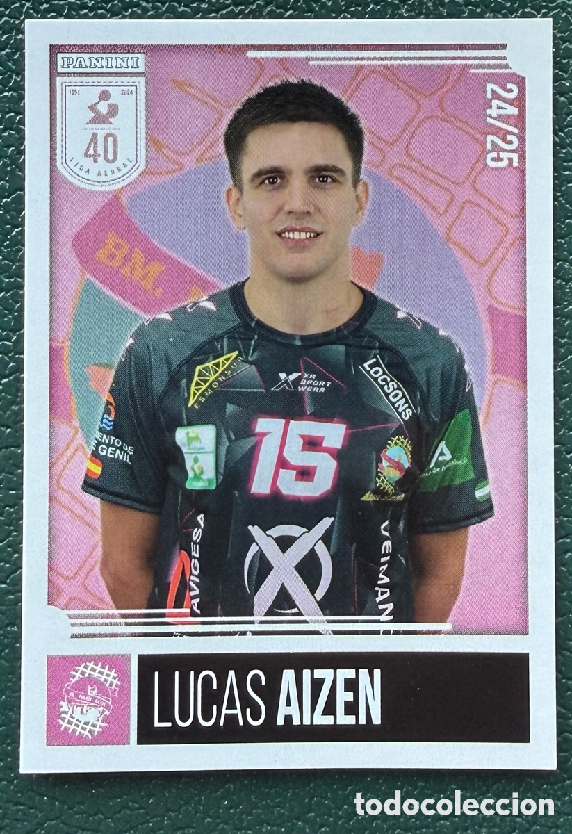 Coleccionismo deportivo: 236 LUCAS AIZEN ANGEL XIMENEZ PUENTE GENIL PANINI LIGA PLENITUDE ASOBAL 2024 2025 24 25