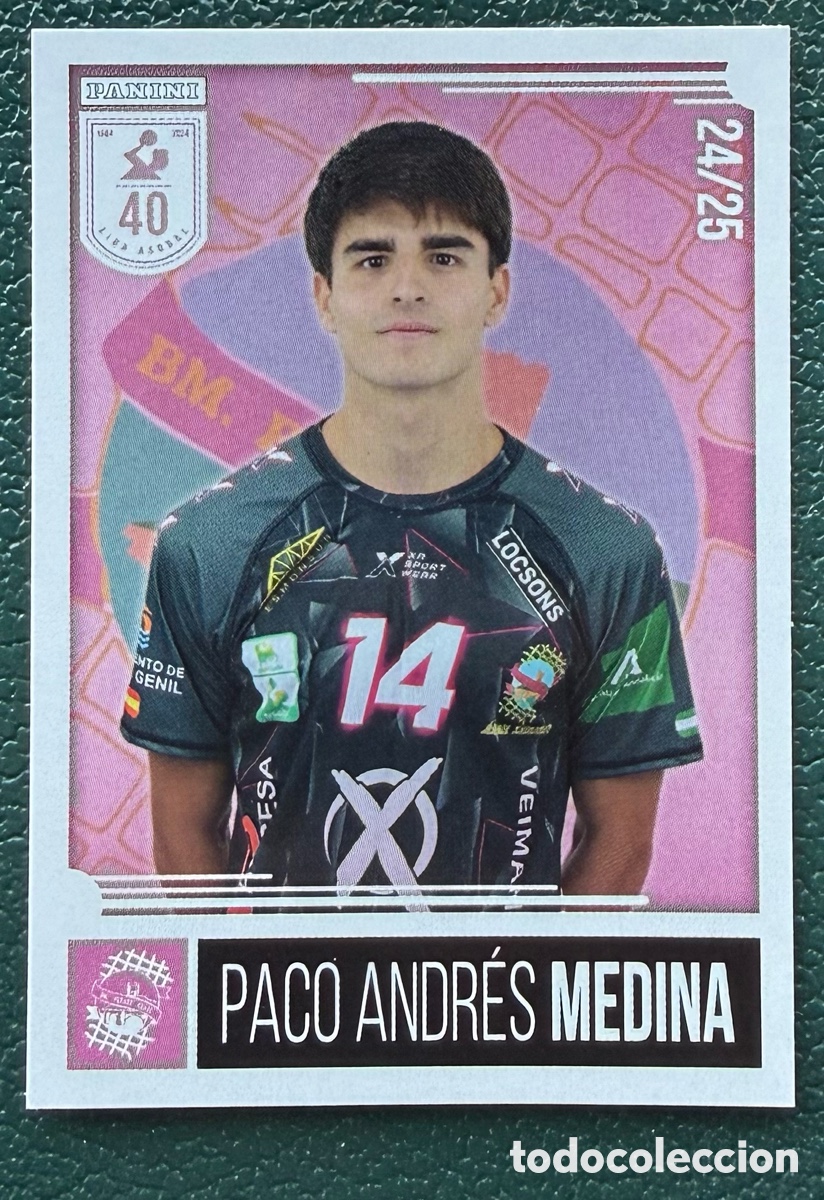 Coleccionismo deportivo: 235 PACO ANDRES MEDINA ANGEL XIMENEZ PUENTE GENIL PANINI LIGA PLENITUDE ASOBAL 2024 2025 24 25