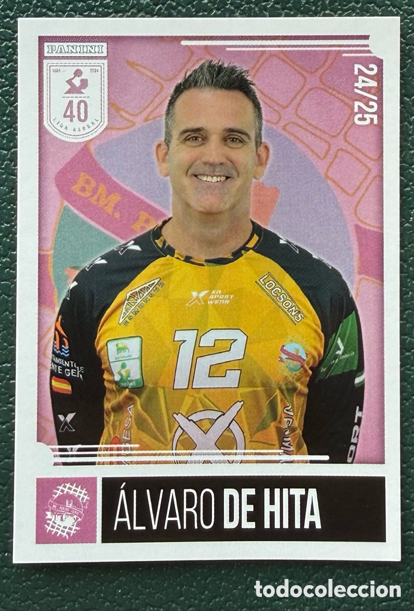 Coleccionismo deportivo: 233 ALVARO DE HITA ANGEL XIMENEZ PUENTE GENIL PANINI LIGA PLENITUDE ASOBAL 2024 2025 24 25