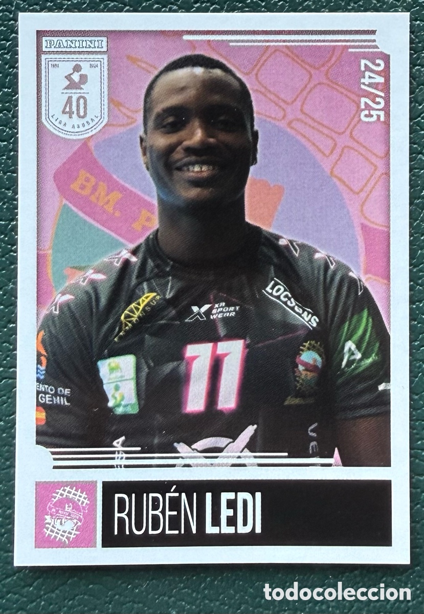 Coleccionismo deportivo: 232 RUBEN LEDI ANGEL XIMENEZ PUENTE GENIL PANINI LIGA PLENITUDE ASOBAL 2024 2025 24 25