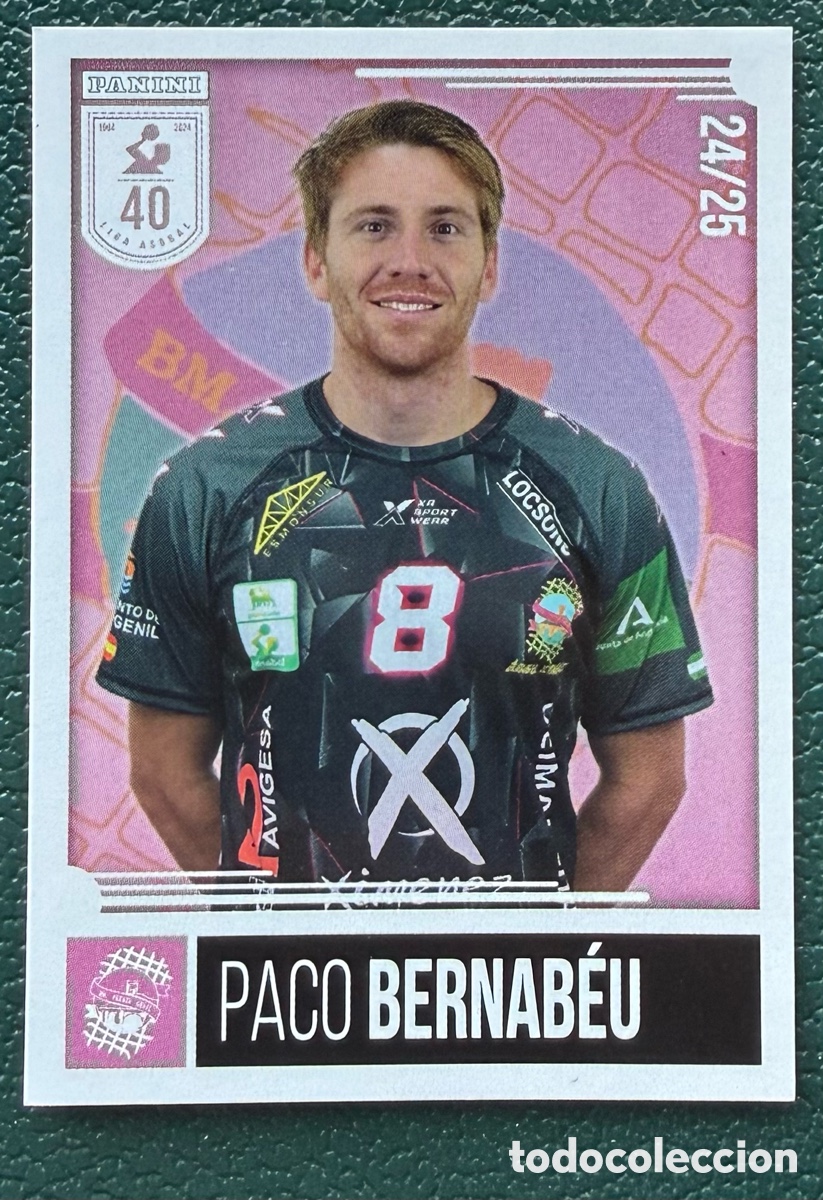 Coleccionismo deportivo: 230 PACO BERNABEU ANGEL XIMENEZ PUENTE GENIL PANINI LIGA PLENITUDE ASOBAL 2024 2025 24 25