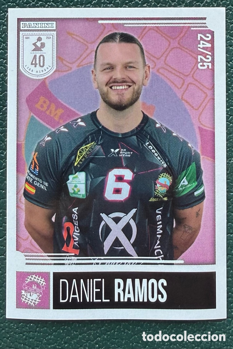 Coleccionismo deportivo: 228 DANIEL RAMOS ANGEL XIMENEZ PUENTE GENIL PANINI LIGA PLENITUDE ASOBAL 2024 2025 24 25
