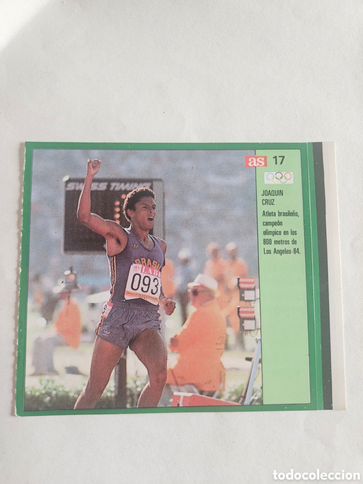 Coleccionismo deportivo: JOAQUIN CRUZ AS JUEGOS OLIMPICOS SEUL 88 CROMOS 1988 - SIN PEGAR - 17