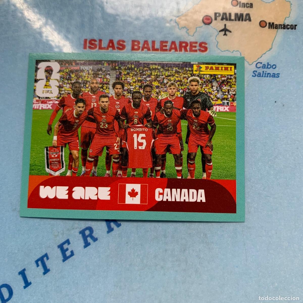 Collectionnisme sportif: Canada numero 13 cromo panini Mundial Fifa World Cup 2026