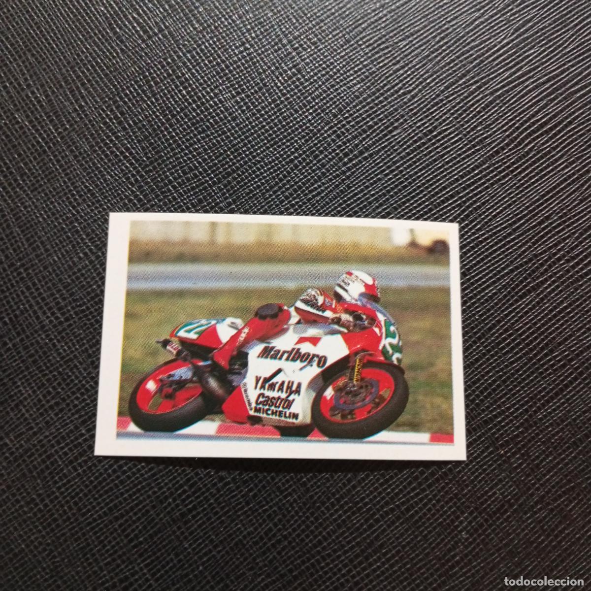 Collectionnisme sportif: 137 LUCA CADALORA EUROFLASH SUPER GRAND PRIX 1988 CROMO 88 MOTOCICLISMO - SIN PEGAR - E