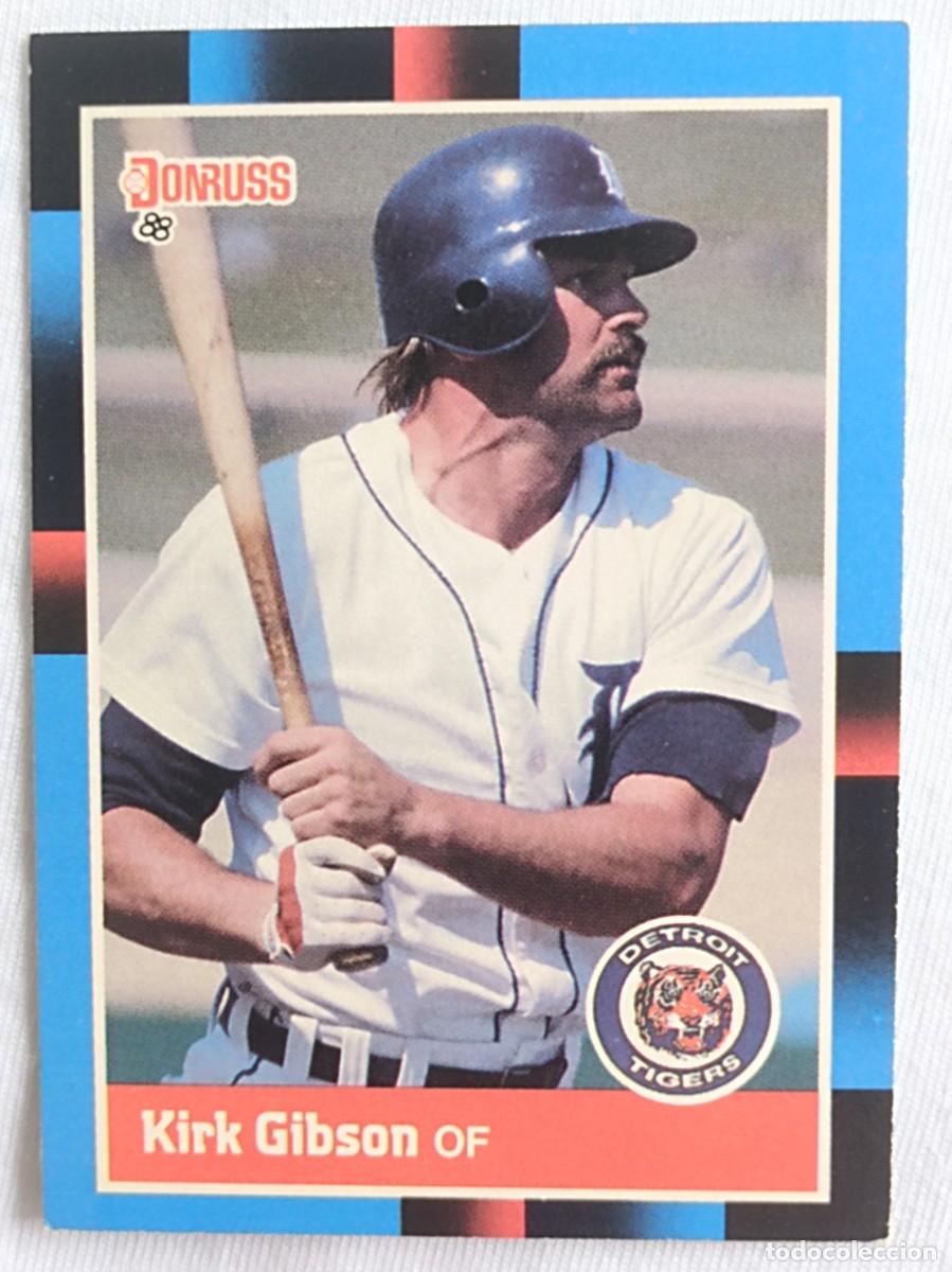 Coleccionismo deportivo: #275 KIRK GIBSON (DETROIT TIGERS) BEISBOL MLB 1988 DONRUSS