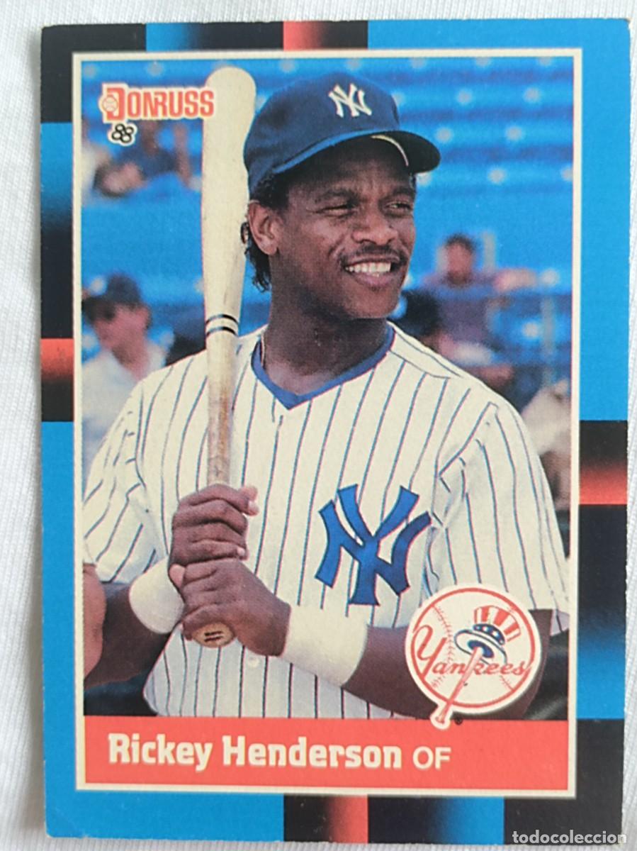 Coleccionismo deportivo: #277 RICKEY HENDERSON (NEW YORK YANKEES) BEISBOL MLB 1988 DONRUSS