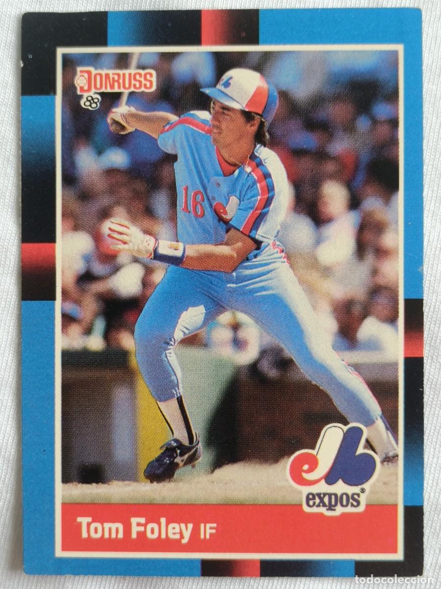 Coleccionismo deportivo: #303 TOM FOLEY (MONTREAL EXPOS) BEISBOL MLB 1988 DONRUSS