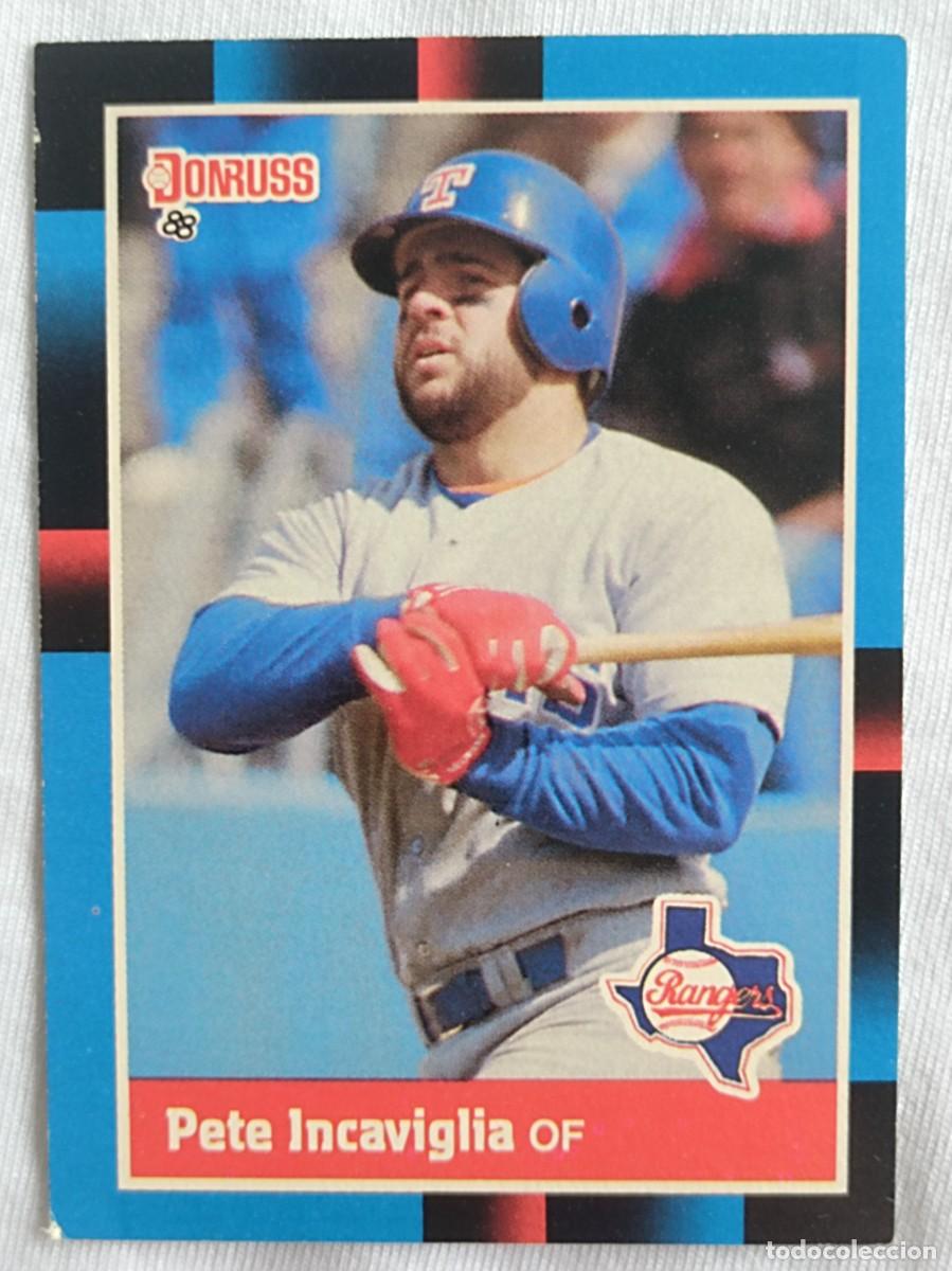 Coleccionismo deportivo: #304 PETE INCAVIGLIA (TEXAS RANGERS) BEISBOL MLB 1988 DONRUSS