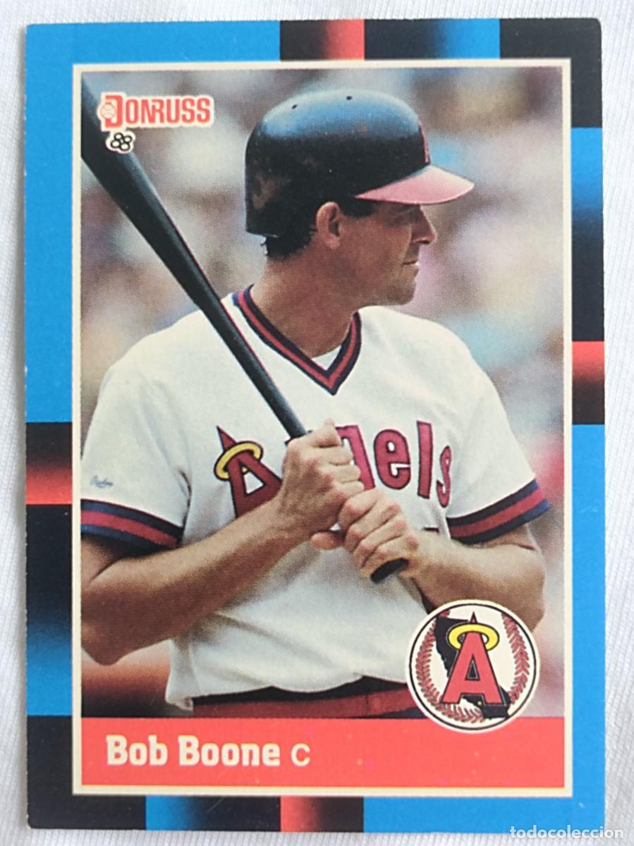 Coleccionismo deportivo: #305 BOB BOONE (CALIFORNIA ANGELS) BEISBOL MLB 1988 DONRUSS